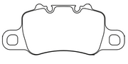 Pagid Racing Front/Rear Brake Pad Set No. 4925 for Porsche 911/981/718/991/992/918