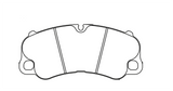 Pagid Racing Front/Rear Brake Pad Set No. 4927 for Porsche 981/718/991/992/918
