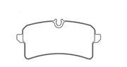 Pagid Racing Rear Brake Pad Set No. 4938 for Audi/Bentley RS6 (C7)/S6