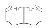 Pagid Racing Front Brake Pad Set No. 4941 for Aston Martin DB9/Vanquish