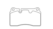 Pagid Racing Rear Brake Pad Set No. 4943 for Aston Martin DB9/Vanquish