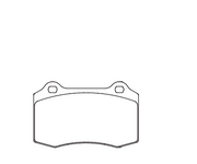 Pagid Racing Rear Brake Pad Set No. 1408