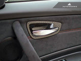 AutoTecknic Dry Carbon Interior Door Handle Trim Set - E82 1M | 1-Series