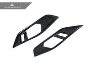 AutoTecknic Dry Carbon Interior Door Handle Trim Set - G82/ G83 M4