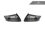 AutoTecknic Dry Carbon Fiber Mirror Covers - Tesla Model Y