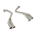 Fabspeed Porsche 718 GT4 / GTS / Spyder Over Axle Link Pipes (2020+) (Image: 4)