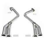 Fabspeed Porsche 718 GT4 / GTS / Spyder Over Axle Link Pipes (2020+) (Image: 1)