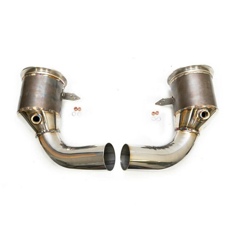 Fabspeed Porsche 992 Carrera Sport Catalytic Converters (2019+) (Image: 1)