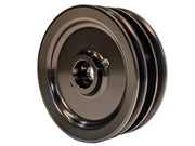 993 ('95-'98) Crankshaft Pulley- A/C Billet aluminum crankshaft pulley for (95-98) 993 with single belt conversion and air conditioning. Unleash the power of your engine with Rothsport products at PMB. Elevate your performance with Rothsport engine enhancements. 
