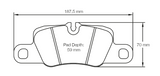 Race Technologies RE10 Front/Rear Brake Pads for Porsche 991/992