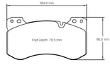 Race Technologies RE10 Front Brake Pads for BMW M2 G87 (2023+), front w/ iron rotors