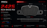 Race Technologies RE10 Front/Rear Brake Pads for Porsche 991/992