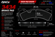 Race Technologies RE10 Brake Pad Set 3434