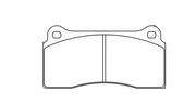 Pagid Racing Front Brake Pads for Aston Martin Vanquish