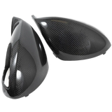 Rennline Carbon Fiber Sport Design Mirrors fits 991 Carrera, 981 Boxster/Cayman