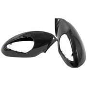 Rennline Carbon Fiber Sport Design Mirrors fits 991 Carrera, 981 Boxster/Cayman
