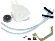 This is a complete bundle for the 914 & 914/6 that replaces the brake fluid reservoir, retaining strap and hardware, and the soft lines to the master cylinder. 