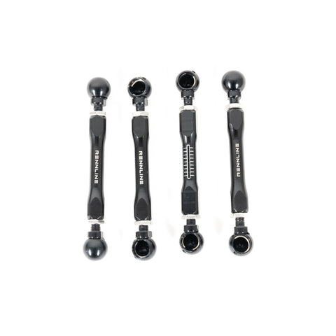 Rennline Adjustable Lift Links for Macan: Easy install, adjustable height up to 2" for air suspension models. Durable construction. Shop now at PMB Performance.