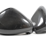 Rennline Carbon Fiber Mirrors for Panamera: Sleek upgrade with OEM fit. Installs in minutes. Not for Lane Assist cars. Shop now at PMB Performance.