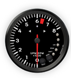 Speedhut 4.5" Tachometer - 8k rpm, with Shift Light