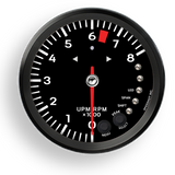 Speedhut 4.5" Tachometer - 8k rpm, with Shift Light