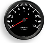 Speedhut 4.5" Tachometer - 10k rpm, without Shift Light