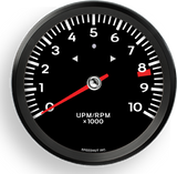 Speedhut 4.5" Tachometer - 10k rpm, without Shift Light