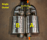 UNIVERSAL VALVED MUFFLER KIT