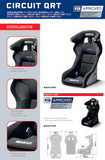 Sparco Circuit/Circuit II QRT Fixed-Back Racing Seat product image 2