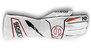 Competition Motorsport Sparco Futura Racing Gloves white red