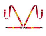 Competition Motorsport Sabelt 4 Point Harness Porsche GT3/GT4 red