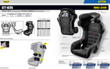Sabelt GT-635 Carbon Fiber Racing Seat for Ferrari Challenge, FIA 8862-2009