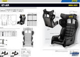 Competition Motorsport Sabelt GT-AM Racing Seat FIA 8855-2021
