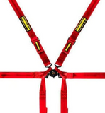 Competition Motorsport Schroth Profi 2x2 6 Point Racing Harness Porsche GT3/GT4 red