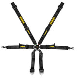 Competition Motorsport Schroth Profi 2x2 6 Point Racing Harness Porsche GT3/GT4 black
