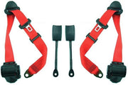 Fabspeed Front Three-Point Seat-Belt Pair for Porsche 964