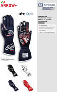 Sparco Arrow+ Nomex Racing Gloves, FIA 8856-2018