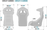 Sparco Circuit / Circuit II Carbon Fiber Racing Seat, FIA 8855-1999