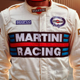 Competition Motorsport Sparco Martini Racing Driver Suit (white) front