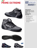 Sparco Prime Evo Racing Shoesss, FIA 8856-2018
