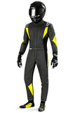 Competition Motorsport Sparco Superleggera Driver FIA Racing Suit yellow grey