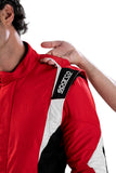 Competition Motorsport Sparco Superleggera Driver FIA Racing Suit black red