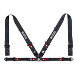 Sparco Four-Point Racing Harness (3-Inch Shoulder Straps)