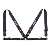 Sparco Four-Point Racing Harness (3-Inch Shoulder Straps)