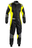 Competition Motorsport Sparco Futura Driver FIA Racing Suit black yellow