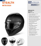 Sparco Stealth Karting Helmet, FIA 8878-2024