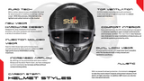 Stilo ST6 FN ZERO Carbon Fiber 8860-2018 Racing Helmet