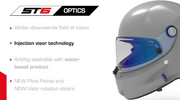 Stilo ST6 FN ABP Carbon Fiber 8859-2024 / SA2025 Racing Helmet