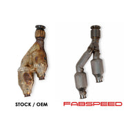 Fabspeed HJS Sport Race Catalysts for Lamborghini Revuelto, product view 7