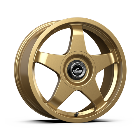 Fifteen52 Chicane Gold Wheel for Porsche Macan. Cast, lightweight, 90s racing style. 18x8.5, 5x112. PMB Performance expertise. $325/ea. Inquire now!